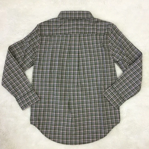 Ralph Lauren Boy Check Button Down Shirt Size 5 - Picture 6 of 8